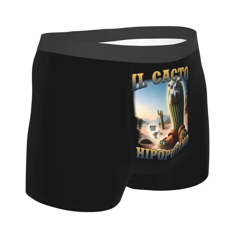 Men's Boxer Shorts Brr Brr Patapim Funny Italian Brainrot