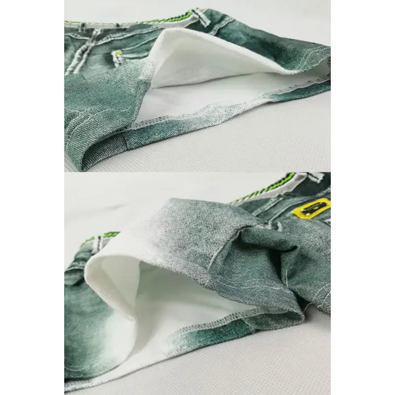 Men's Cotton 3D Print Boxer Shorts