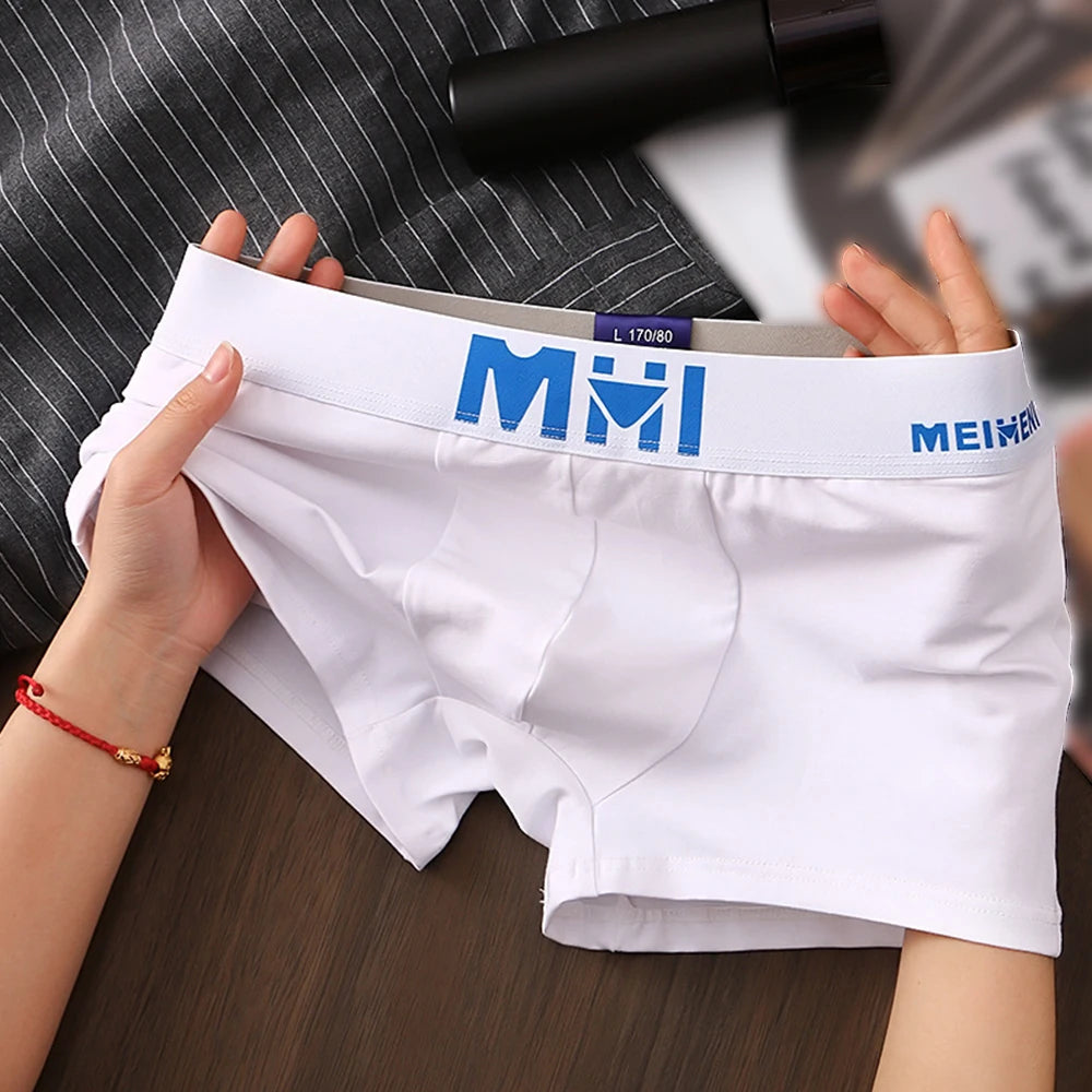Men's Cotton Boxer Shorts with Breathable Print
