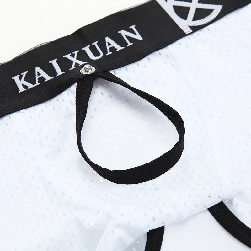 Men's Boxer Shorts with Removable Front Pad