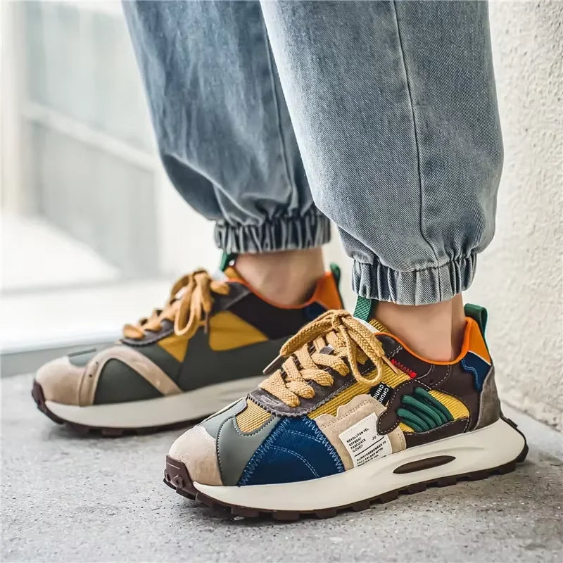Men's Casual Running Shoes 2025 Fashion Sneakers Mesh Outdoor
