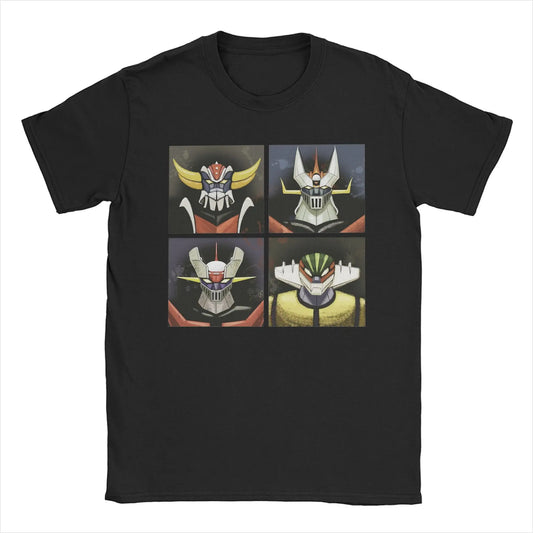 Go Nagai Tribute Grandizer Jeeg Mazinger Z Great Mazinger T-Shirt