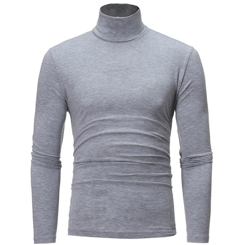 Men's Winter Thermal Shirt High Neck Slim Fit