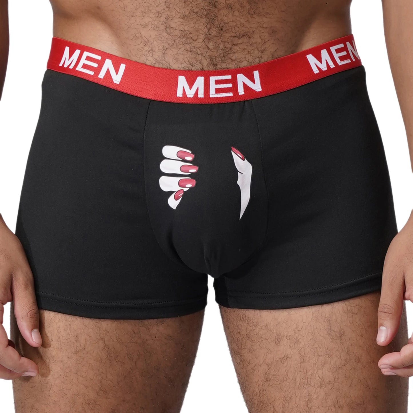 Mens Funny Print Boxer Shorts 3Pcs Set by Oyolan