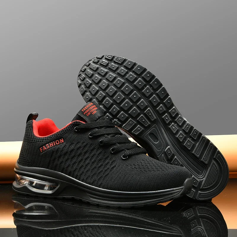 Men's Lightweight Leather Sports Shoes for Outdoor Activities