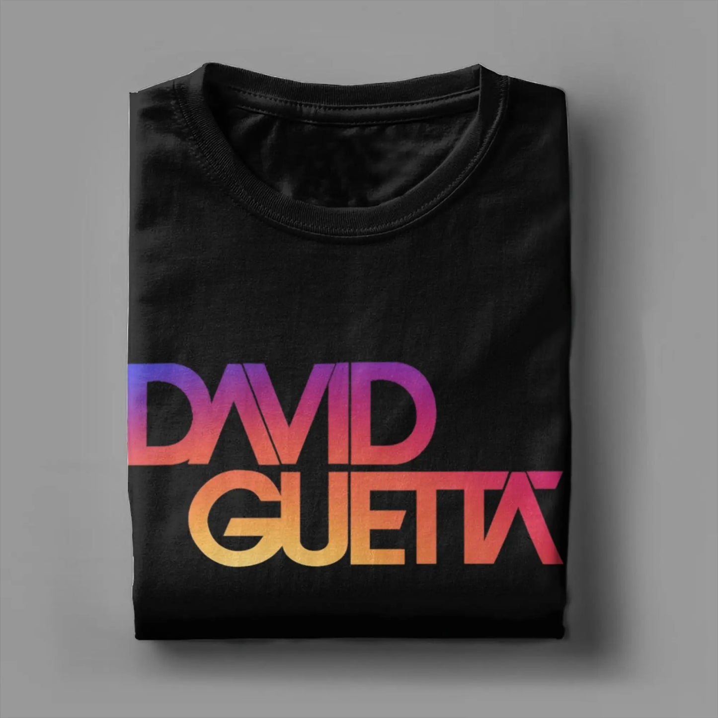 David Guetta Sunset Logo T Shirt Men's  Cotton Cool T-Shirt