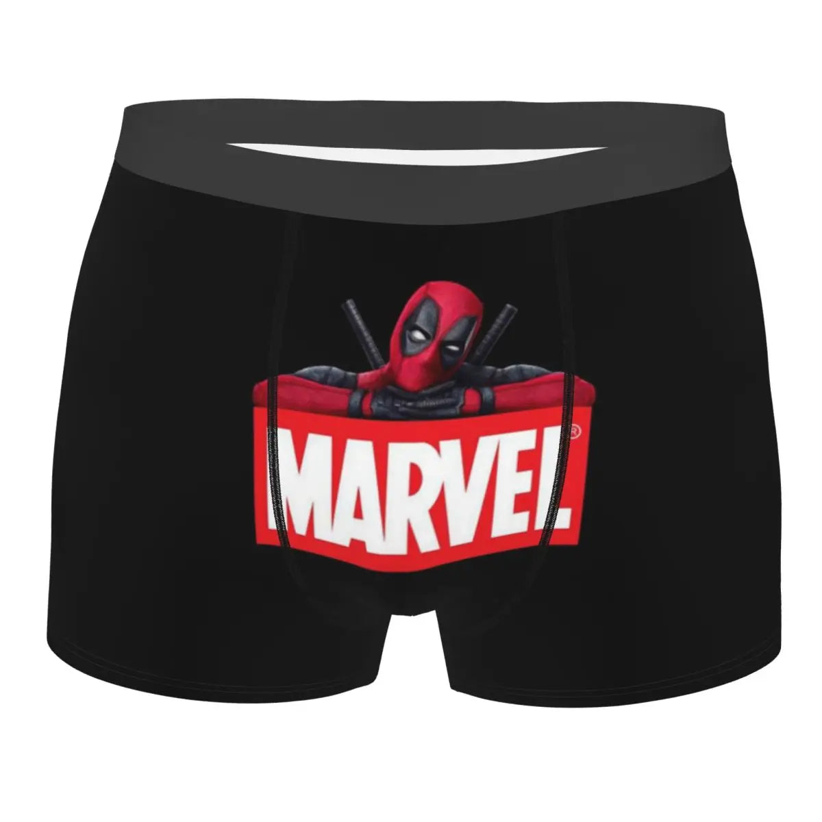 Deadpool Boxer Shorts for Men - Lycra Polyester Blend