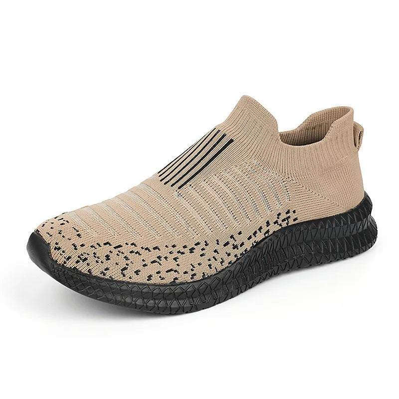 Men Lightweight Breathable Slip-On Sneakers for Casual Walking