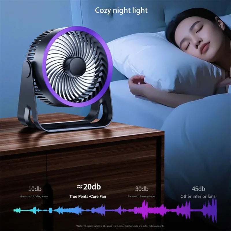 Cordless Electric Fan Wireless Portable Air Circulator