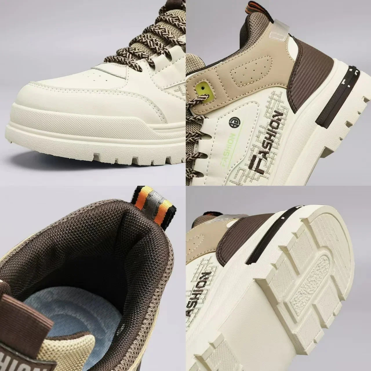 Men's High Top Lace-Up Casual Sneakers