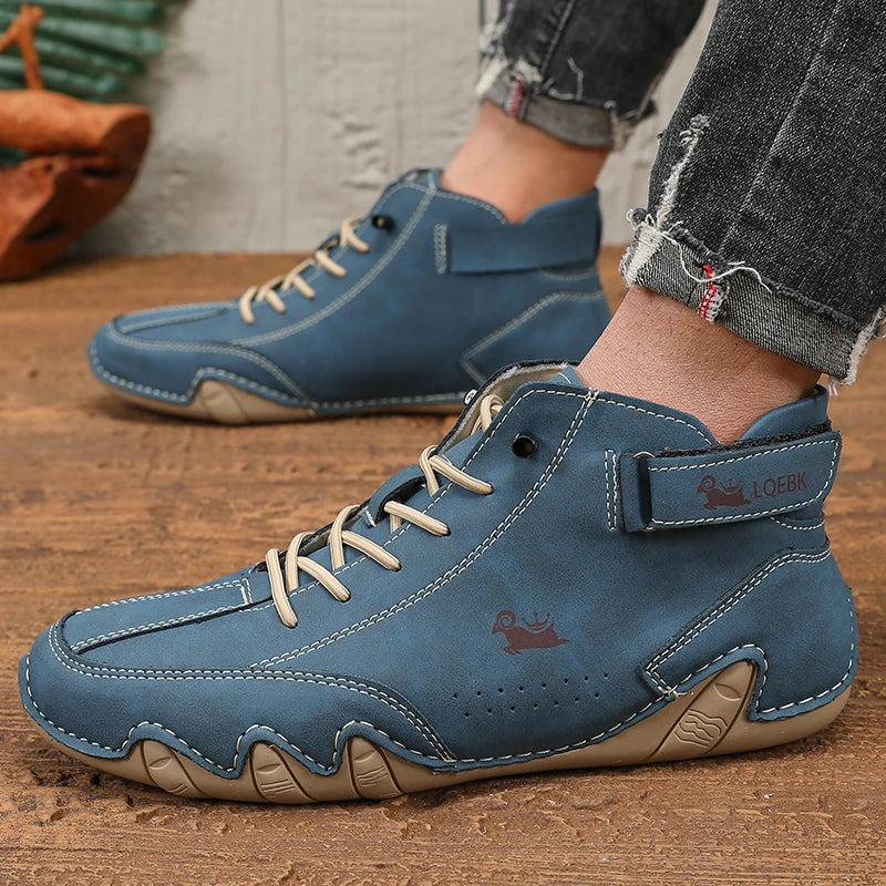 Men's High Top Ankle Boots Breathable Casual Shoes