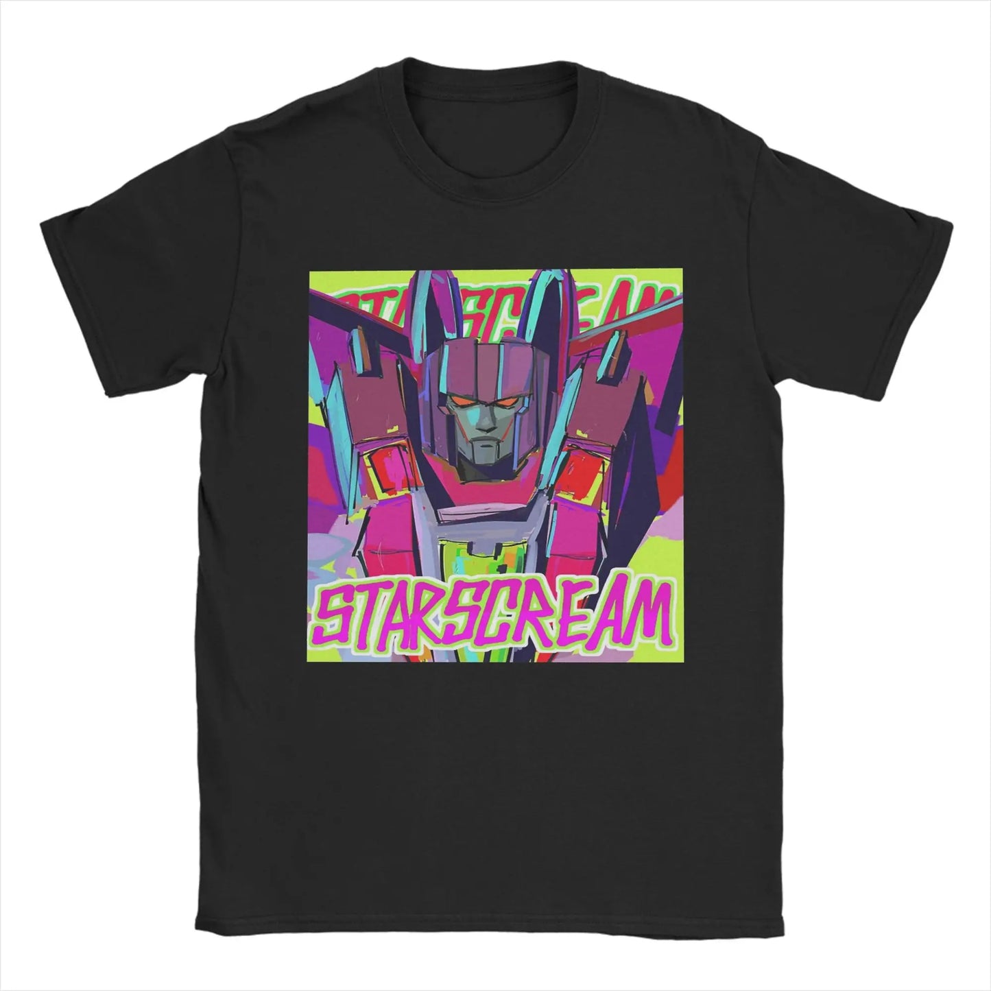 StarScream Men's Women's T Shirt Pure Cotton Graphic Printed Tee Shirt