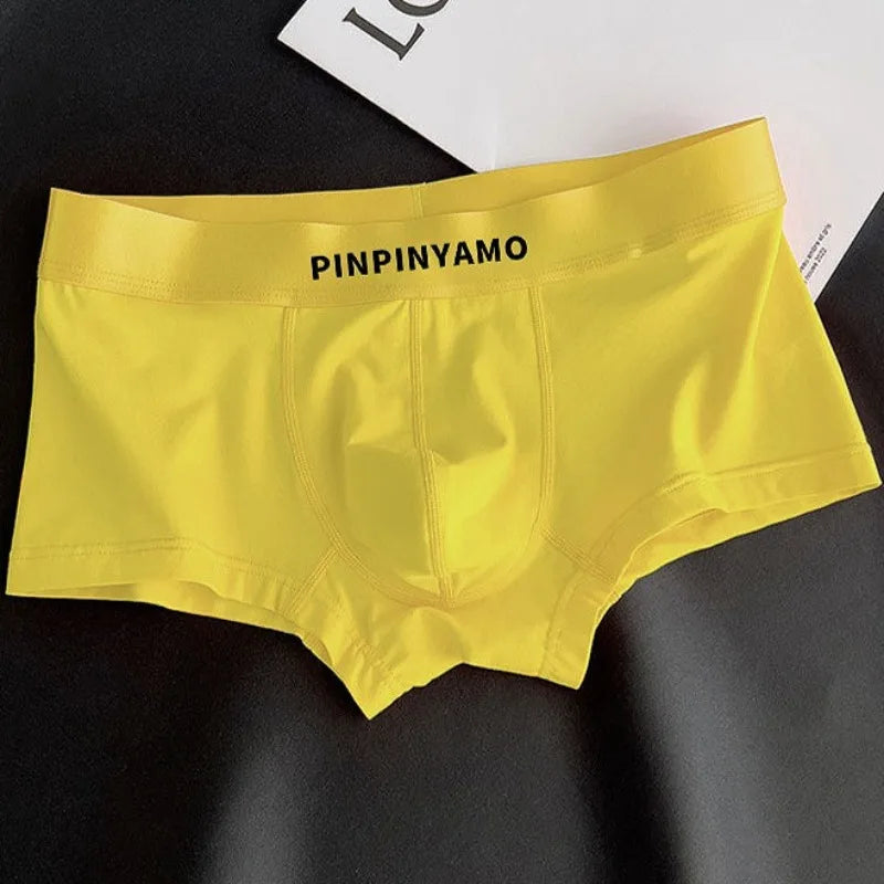 Cotton Boxers Bottoms for Men Loose U Convex Pouch Underwear 2025 Sports Shorts Man Swimming Trunks Trendy Panties Трусы Мужские