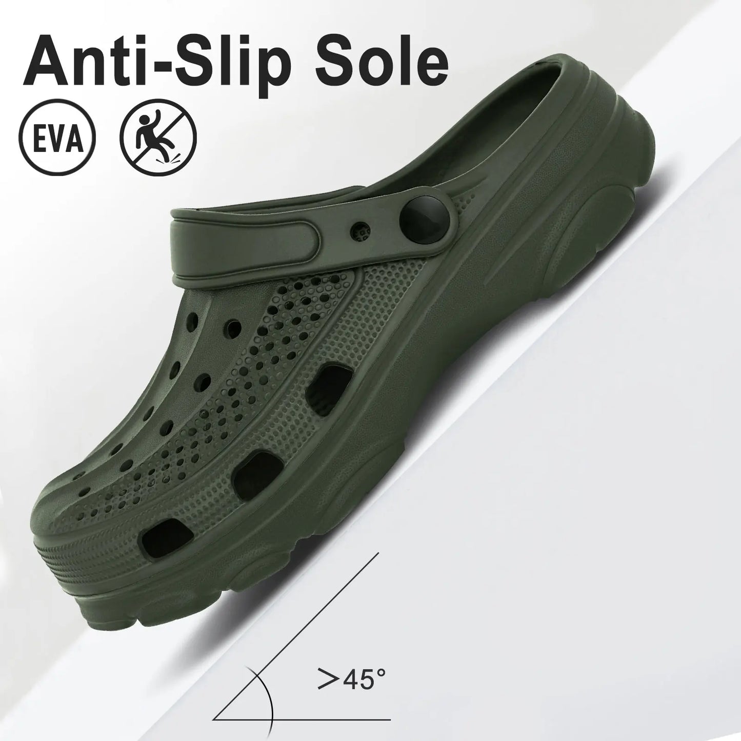Smile Pop Casual Men EVA Slippers for Outdoor Use
