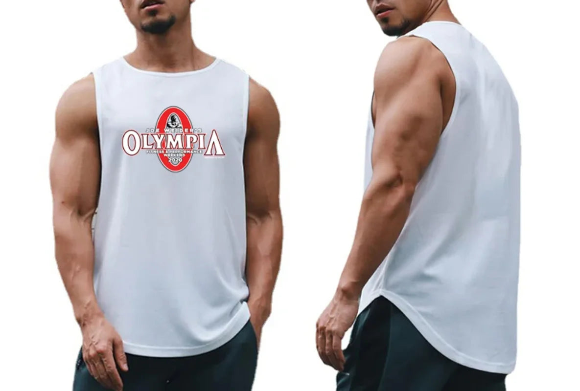 Mens Bodybuilding Gym Tank Tops Summer Fitness Clothing Mesh Quick Dry Loose Fit Sleeveless T Shirts Men Muscle Running Vest