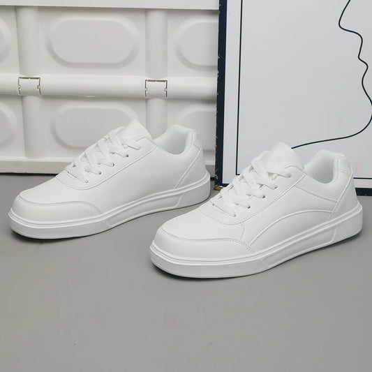 Men's Leather Sports Sneakers for Adults