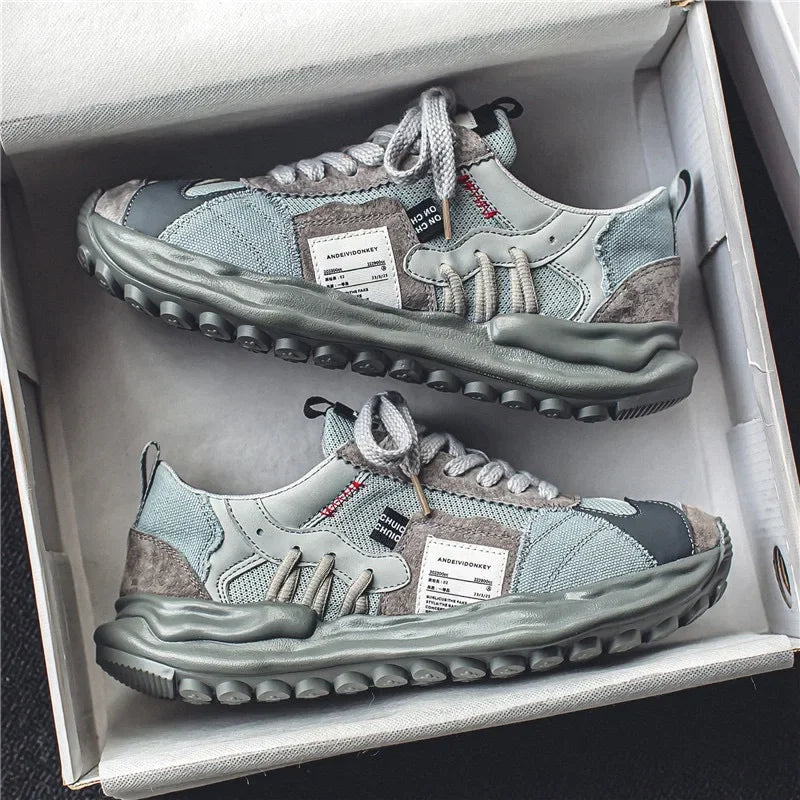 Men's Breathable Casual Sneakers Luxury Tennis Shoes