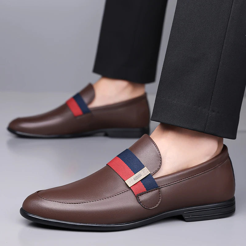 Mens Patent Leather Loafers for Business and Weddings
