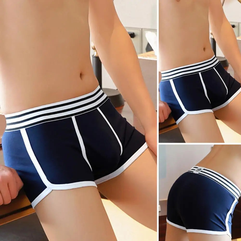 Men's Cotton Boxer Shorts with Breathable Design
