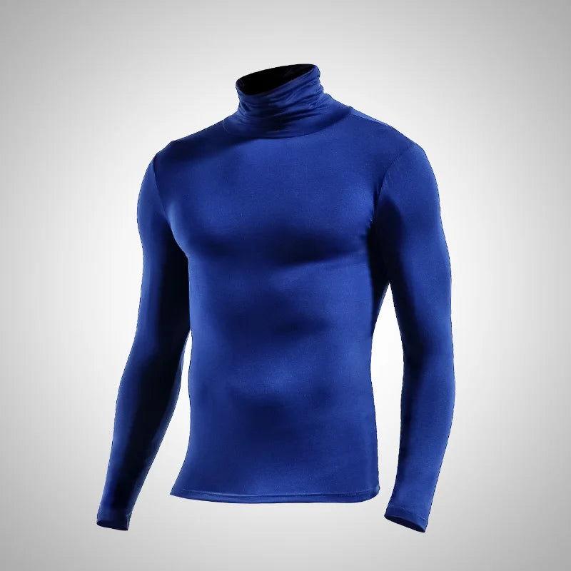 Men's Thermal Turtleneck Bohemian Lapel