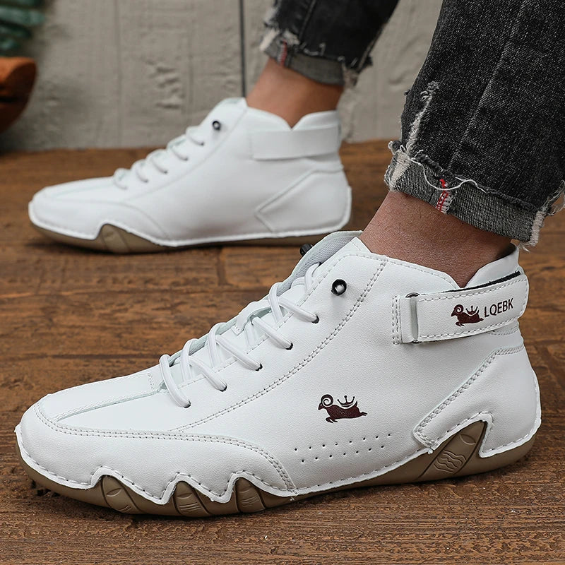 Men's High Top Ankle Boots Breathable Casual Shoes