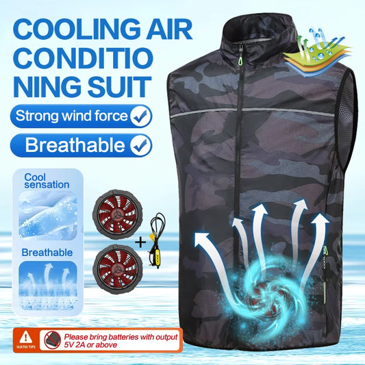 Cooling Fan Vest for Men and Women - Summer Cool Jacket
