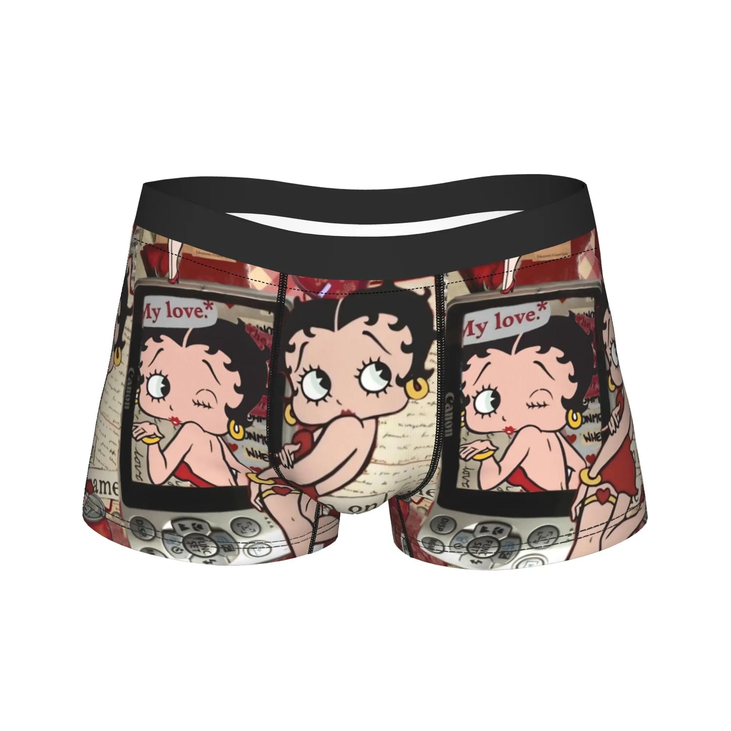Men's Cartoon Boops Boxer Shorts Underwear