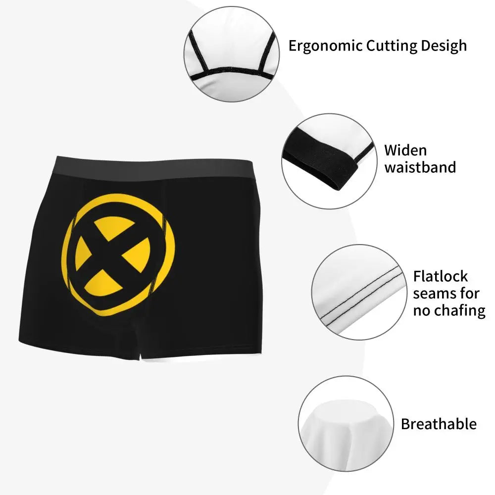 Deadpool Boxer Shorts for Men - Lycra Polyester Blend