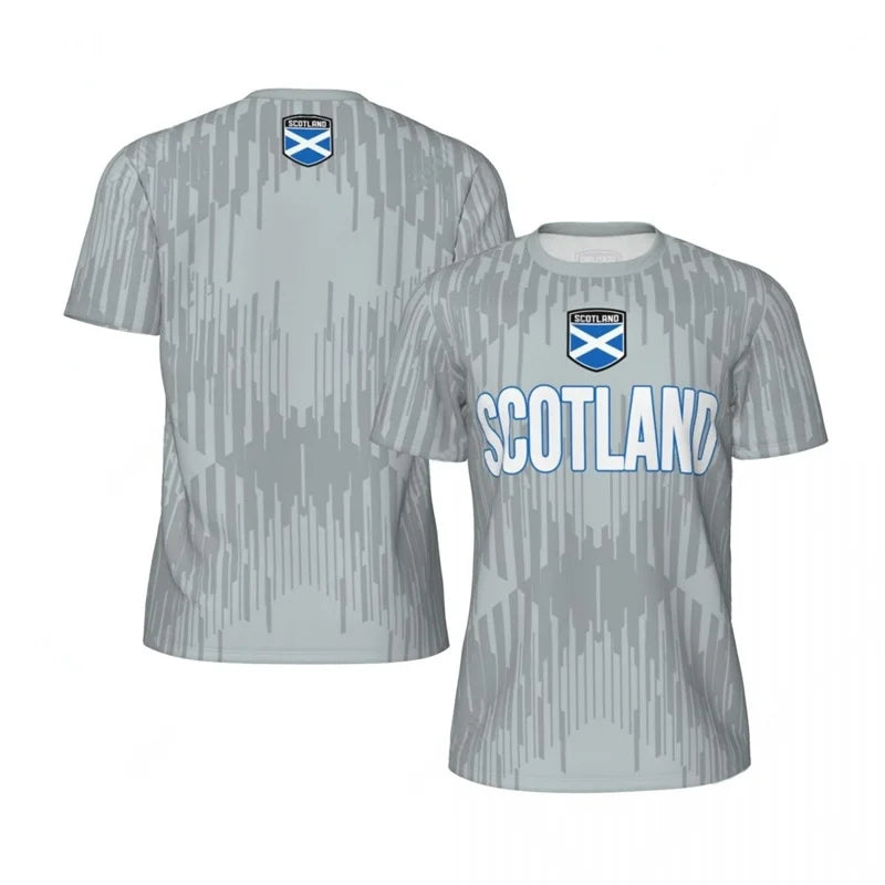Scotland (The Brave) Football T Shirt Men Cool Outdoor Sports T-shirt