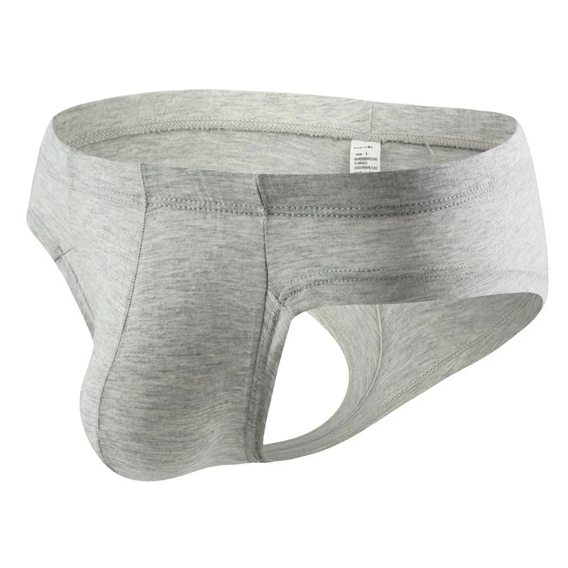 Men's Solid Boxer Underwear Trunks Modal Pouch