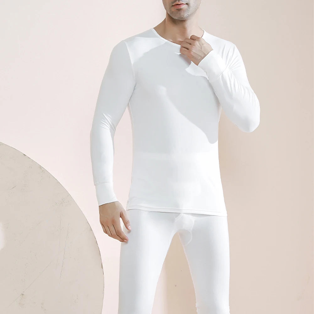 Long Johns Thermal Underwear for Men Fleece Lined Base Layer Set for Cold Weather