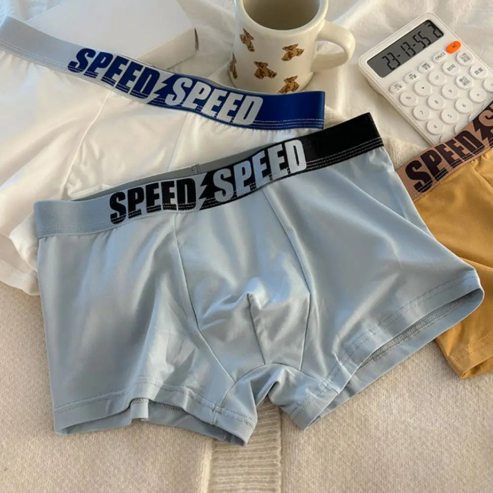 Plus Size Men's Boxer Briefs 3PCS Cotton
