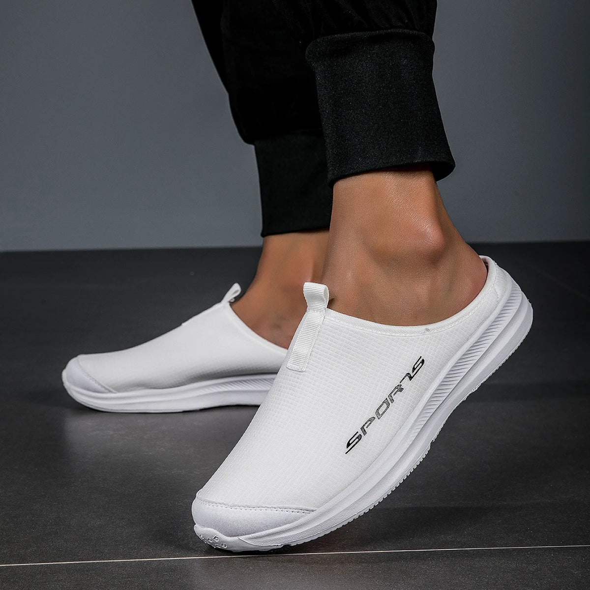 Men's Casual Slip-On Shoes with Breathable Air Mesh
