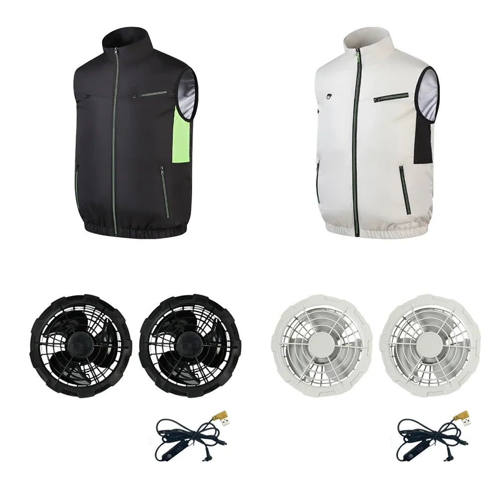 Cooling Vest Ice Fan Vest for Hot Weather Work