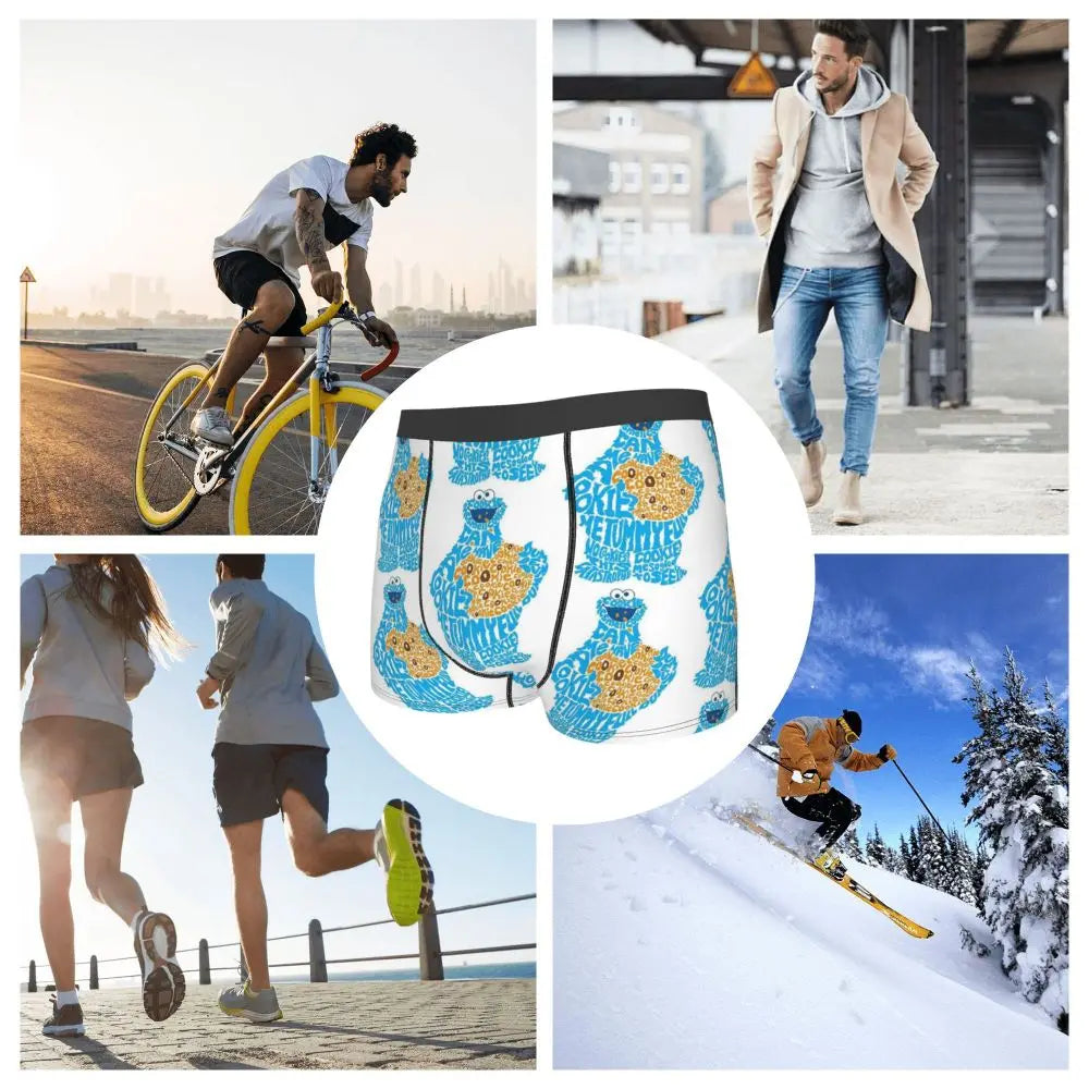 Cookie Monster Boxer Shorts by MINISO