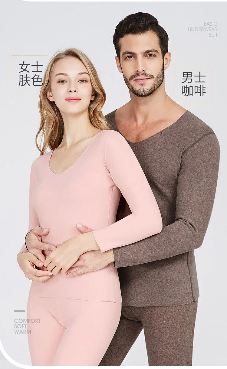 Thermal Underwear for Women + Men - 2 Pack Sets Ultra Soft Long Pajama