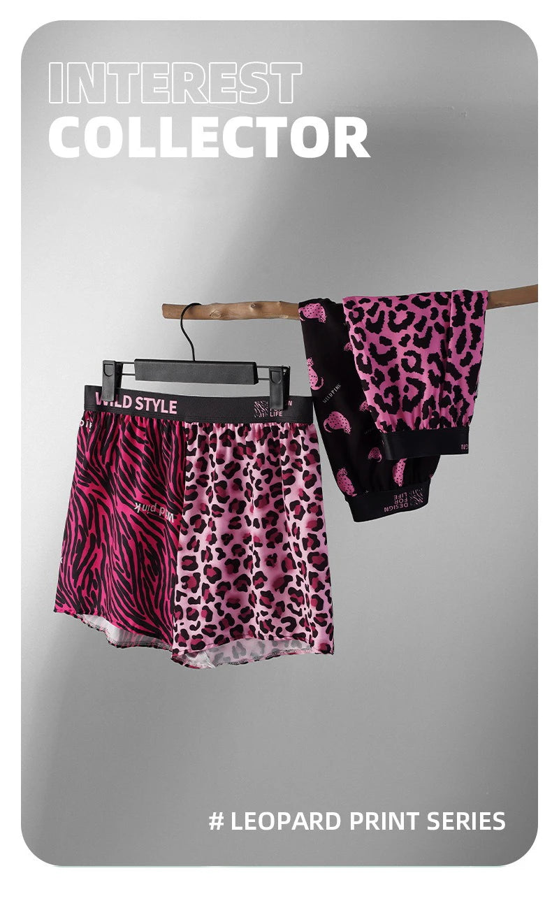 Men's Boxer Shorts Leopard Print Underwear