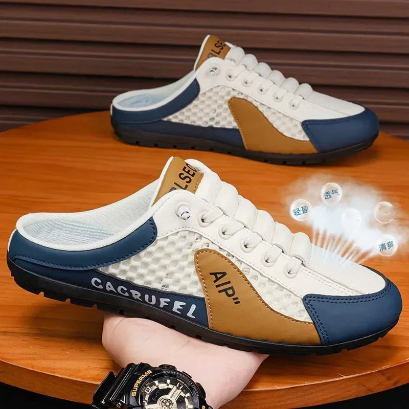 Men's Summer Slip-On Loafers with Breathable Air Mesh