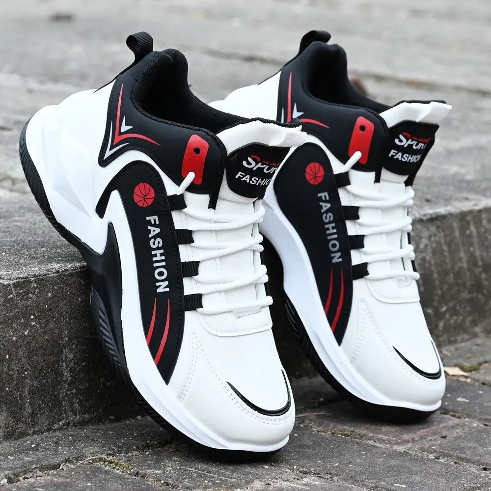 Men's High-Top Basketball Sneakers Breathable Sport Shoes