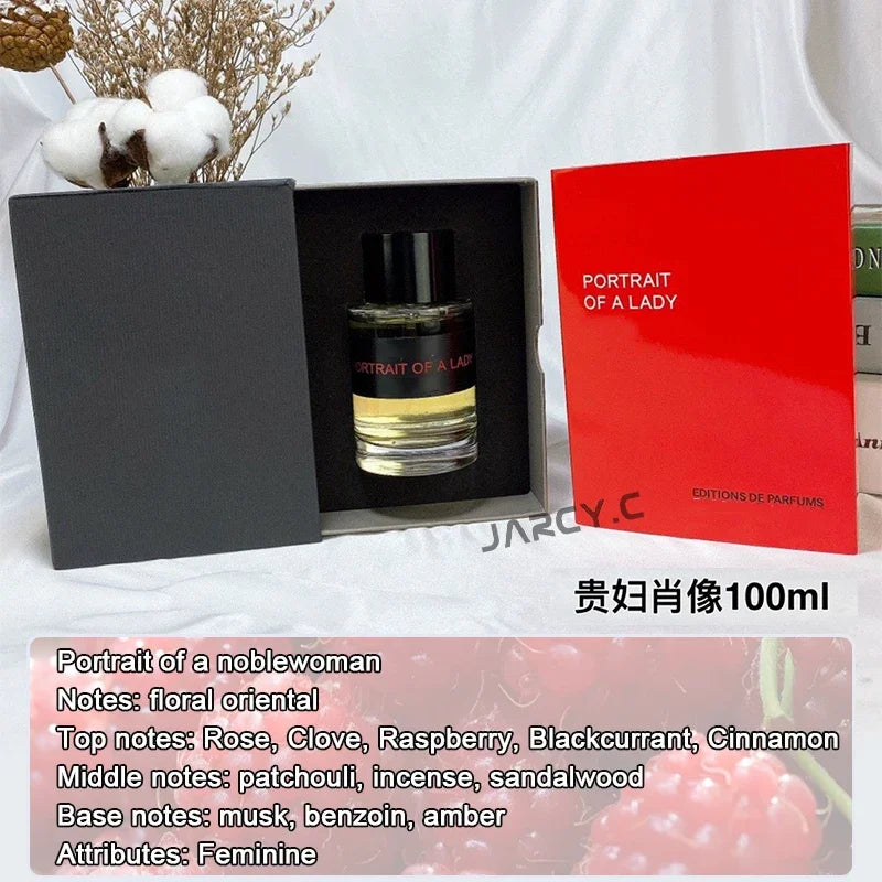 100ml Portrait of a Noblewoman Unisex Woody Flora Perfume