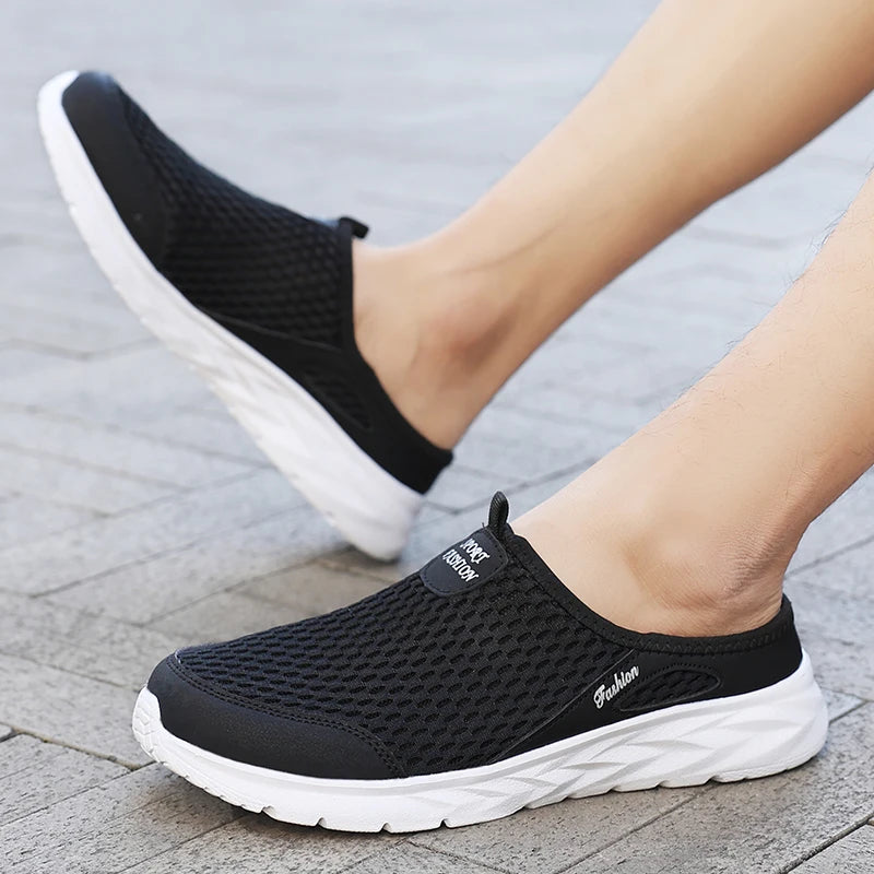 Men's Summer Breathable Mesh Casual Walking Slippers