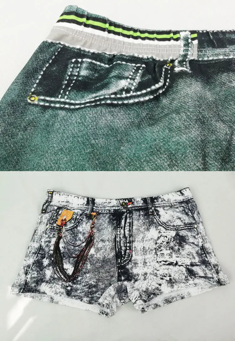 Men's Cotton 3D Print Boxer Shorts