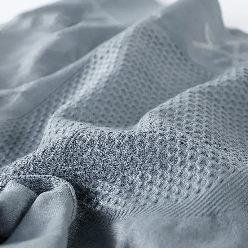 High Elasticity Seamless Men Boxers Honeycomb
