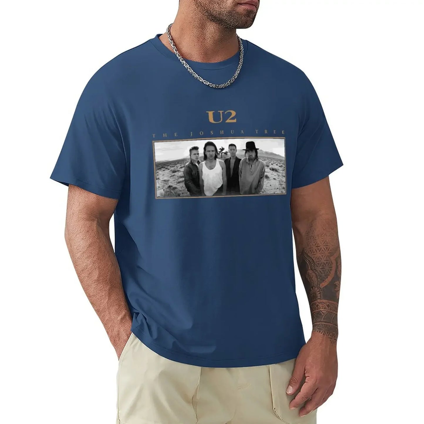 U2 The Joshua Tree T-shirt Summer Vintage Rock 80s