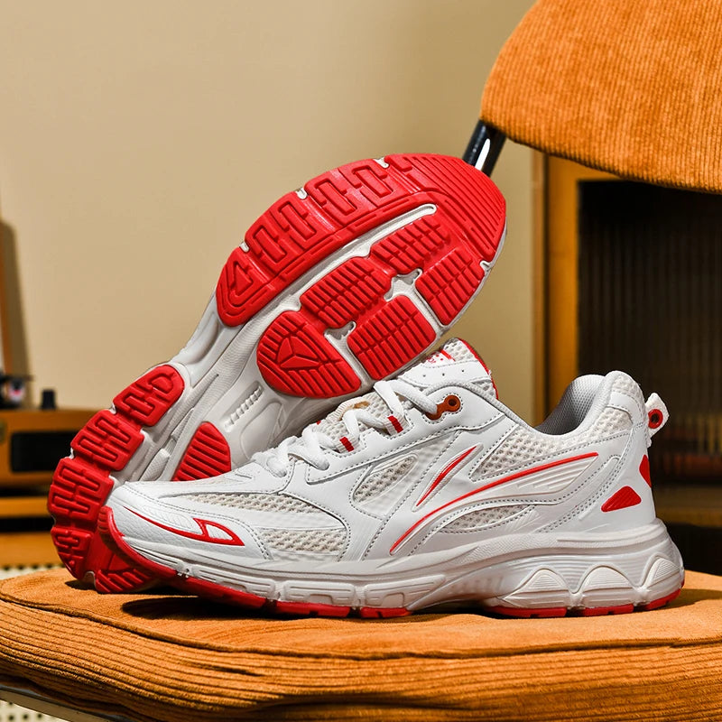 Men's Breathable Mesh Sports Shoes for Casual Running