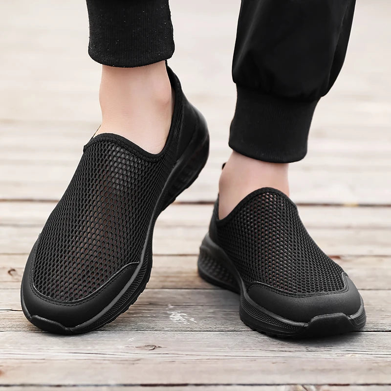 Men's Breathable Mesh Summer Sneakers for Walking