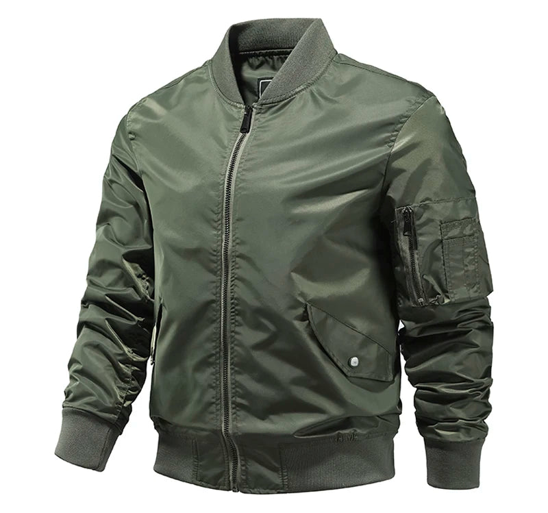 Bomber Jacket Men Winter Autumn College Camouflage Jacket