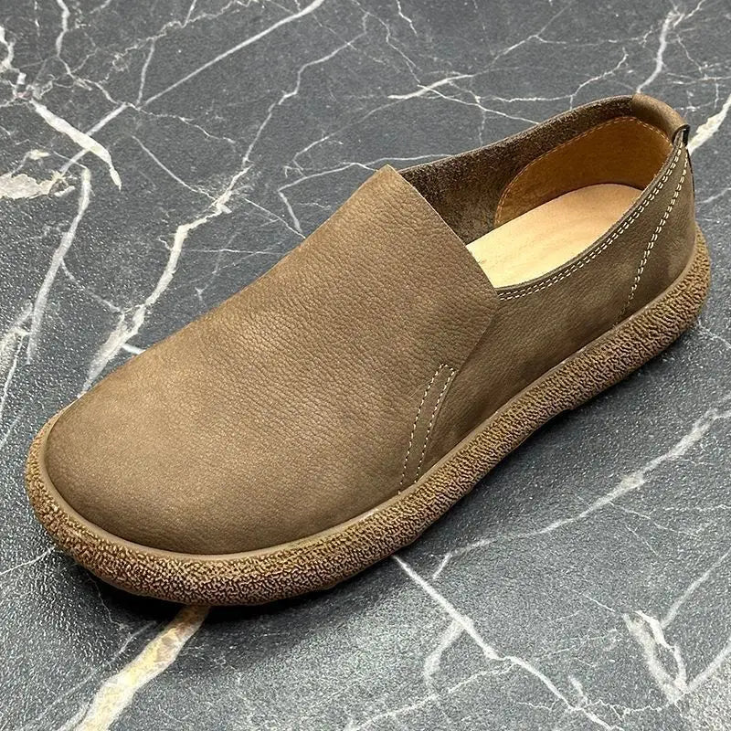 Men's Retro Casual Leather Shoes for Autumn