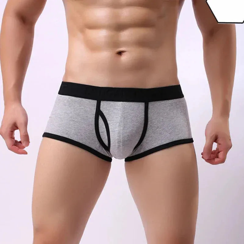 Men's Cotton Boxer Shorts Comfortable Breathable Underwear