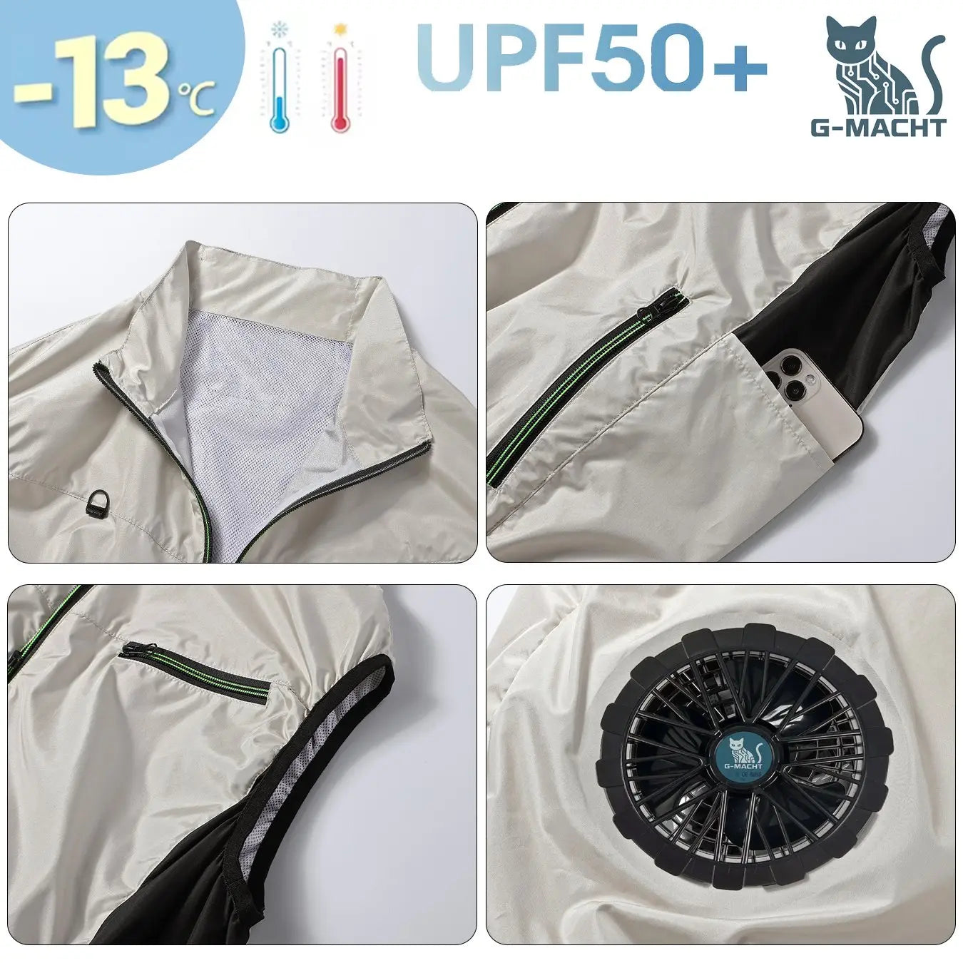 G-MACHT Breathable Cooling Vest for Outdoor Fishing